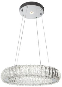 Plafoniera LED in cristallo APP1040-CP + telecomando