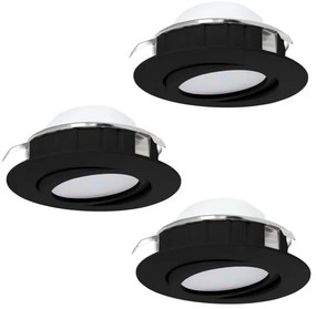 Eglo 900749 - SET 3x Lampada da incasso LED dimmerabile PINEDA LED/5,5W/230V