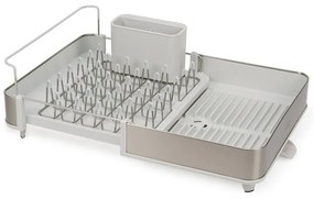 Scolapiatti in metallo argentato Extend - Joseph Joseph