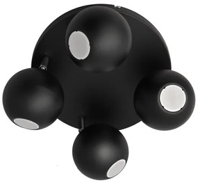 Faretto LED MIDWAY 4xGU10/6,5W/230V nero