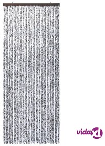 vidaXL Zanzariera Marrone e Beige 90x220 cm Ciniglia