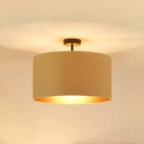 Brilagi - Lampadario OREGON ROLLER VEGE 1xE27/15W/230V Ø45 cm beige