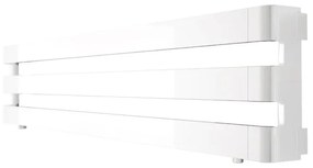 Scaldasalviette ad acqua calda IRSAP STEP bianco perla interasse 1276 mm, L 150 x H 31 cm