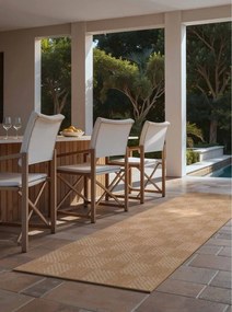 Passatoia da interno ed esterno color crema/di colore naturale 80x200 cm Haringey Dorothy – Ted Baker