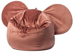 Borsa da divano per bambini in velluto rosso Ears - The Brooklyn Kids