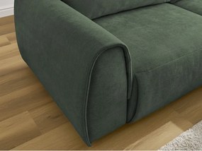 Divano angolare in verde scuro Aden – Bobochic Paris