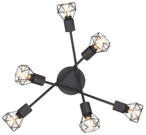 Globo 54802S-6 - Lampadario a plafone XARA 6xE14/40W/230V