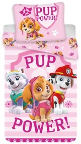 Biancheria da letto per bambini in cotone per letto singolo 140x200 cm Paw Patrol - Jerry Fabrics