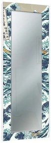 Specchio rettangolare in legno multicolore 52 x 152 cm