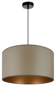 Brilagi - Lampadario a sospensione con filo OREGON ROLLER VEGE 1xE27/15W/230V diametro 45 cm grigio