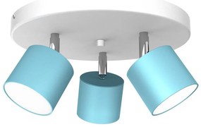 Faretto DIXIE 3xGX53/11W/230V blu