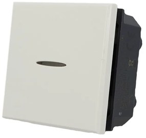 SANDASDON Deviatore Assiale 2M 1P 16A Bianco Compatibile Con Bticino Axolute