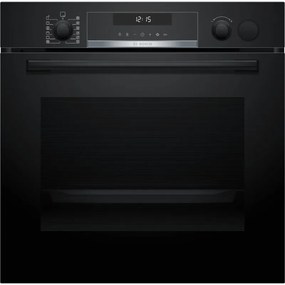 Bosch - Serie 6, forno da incasso con supporto per il vapore, 60 x 60 cm, nero, HRG578CB7