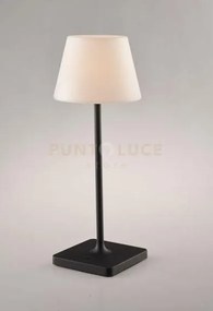 Lampada da tavolo ricaricabile led jammin nera 2,2w 60lm 3000k dimm...