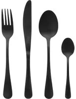 Set 24 posate nero satinato 5th Avenue