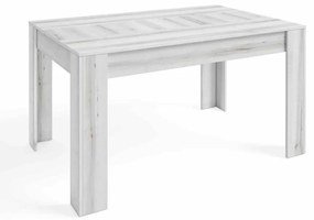 TAVOLO DA PRANZO ALLUNGABILE TOKIO 140X90CM BIANCO NORDICO