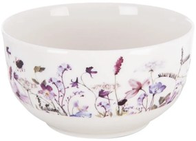 Ciotolina per zuppe e minestre bianca/viola in porcellana 500 ml Louka – Orion