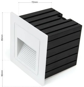 Orion AL 11-1217 - Lampada LED incasso LORO LED/2W/230V IP65 bianco