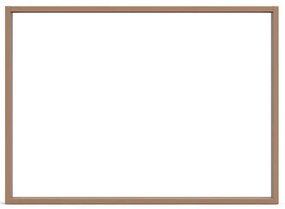 Gamba per mobili rettangolare STEELMI Tube in acciaio rame opaco L 98 x P 8 x H 71 cm