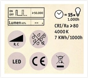 Lampadina LED dimmerabile GU10/7W/230V 4000K - Paulmann 28754