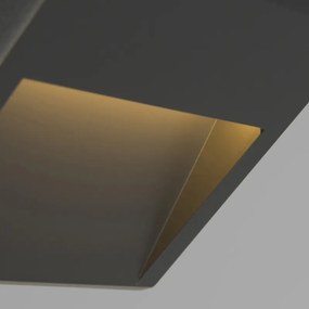 Set di 2 applique moderne grigio scuro con LED - Gem 2