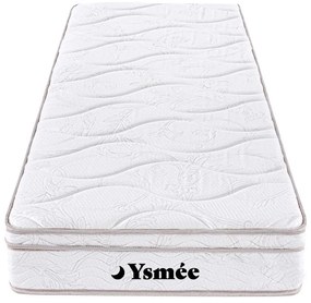Materasso singolo a molle a 3 zone memory foam 90 x 200 cm - WOLKENTANZ di YSMÉE