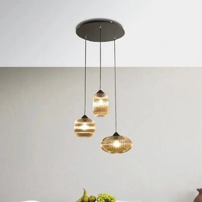 Lampadario Glamour Nordal 3x E27 LA MIA LUCE