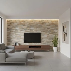Rivestimento Effetto Muretto 16x40 In Gres Porcellanato Murales Multicolor