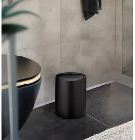 WENKO 25208100 - Cestino ATRI 21x25,5 cm nero