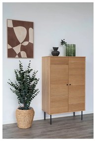 Vaso in vetro verde (altezza 26,5 cm) - House Nordic