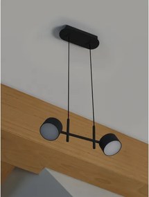 Osram - Lampada a sospensione LED dimmerabile su cavo DECOR KYOTO 2xLED/10W/230V nero