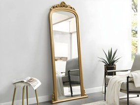 Specchio grande Legno di Paulownia H180 cm Dorato - MERRY