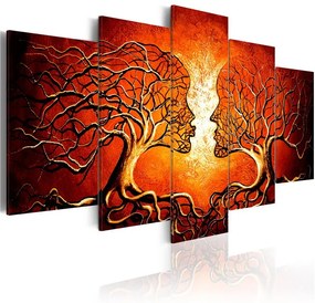 Quadro  Heat of Love  Colore Marrone, Dimensioni e Misure 100x50