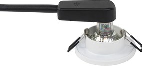 Faretto da incasso per bagno intelligente bianco incl. Wi-Fi GU10 - Shed