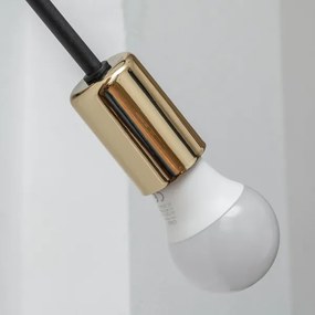 Lampada da parete OXFORD 1xE27/15W/230V oro/nero