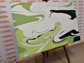 Quadro su tela – Motivo astratto verde