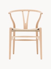 Sedia in legno con seduta intrecciata CH24 Wishbone Chair