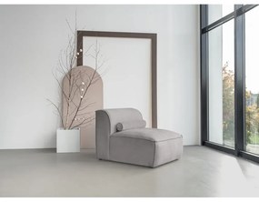 Divano componibile in grigio chiaro (solo con parte centrale) Flex Felix – Miuform