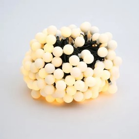 Brilagi - Catena luminosa solare decorativa a LED BUBBLE 200 LED / 8 modalità, 20 m, IP65, bianco caldo