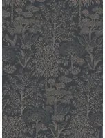 Eijffinger Carta da parati Origami Tree - Blue/ Rosegold
