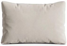 Cuscino per divano beige con rivestimento in velluto Kemi – Cosmopolitan Design