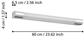 Eglo 98443 - Illuminazione a LED per specchi da bagno TRAGACETE LED/16W/230V IP44