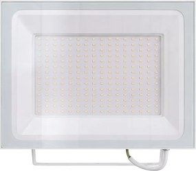 Faro LED 200W IP65 in Alluminio Bianco con OSRAM chip LED Colore Bianco Caldo 3.000K