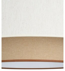 Plafoniera NATIA 1xE27/60W/230V bianco/marrone