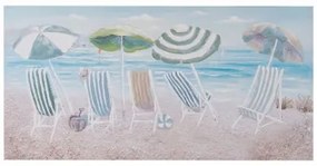 Quadro Tela Spiaggia 120 x 3,5 x 60 cm