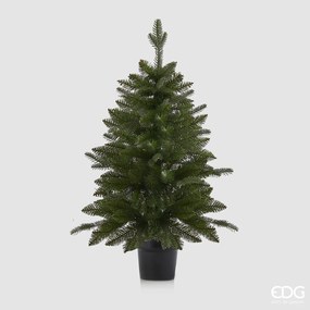 EDG albero di natale pino piccolo h 90 con vaso in pvc