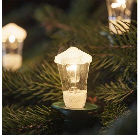 strisce natalizie LANTERN 12xE10/10,7m bianco caldo