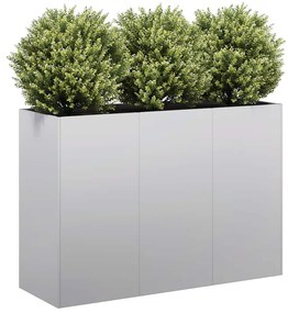 Fioriera 120x40x80 Cm İn Acciaio Zincato /