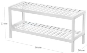 Scarpiera MATE bianca