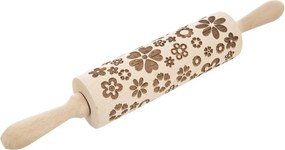 Mattarello con rilievo in legno – Orion